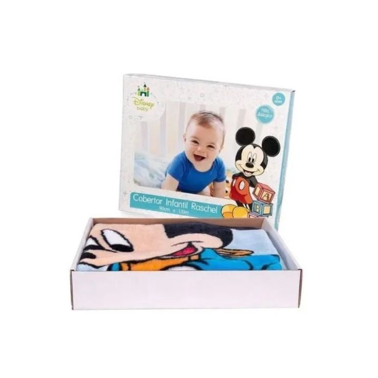 Cobertor Bebê Infantil Jolitex Disney Raschel Plus