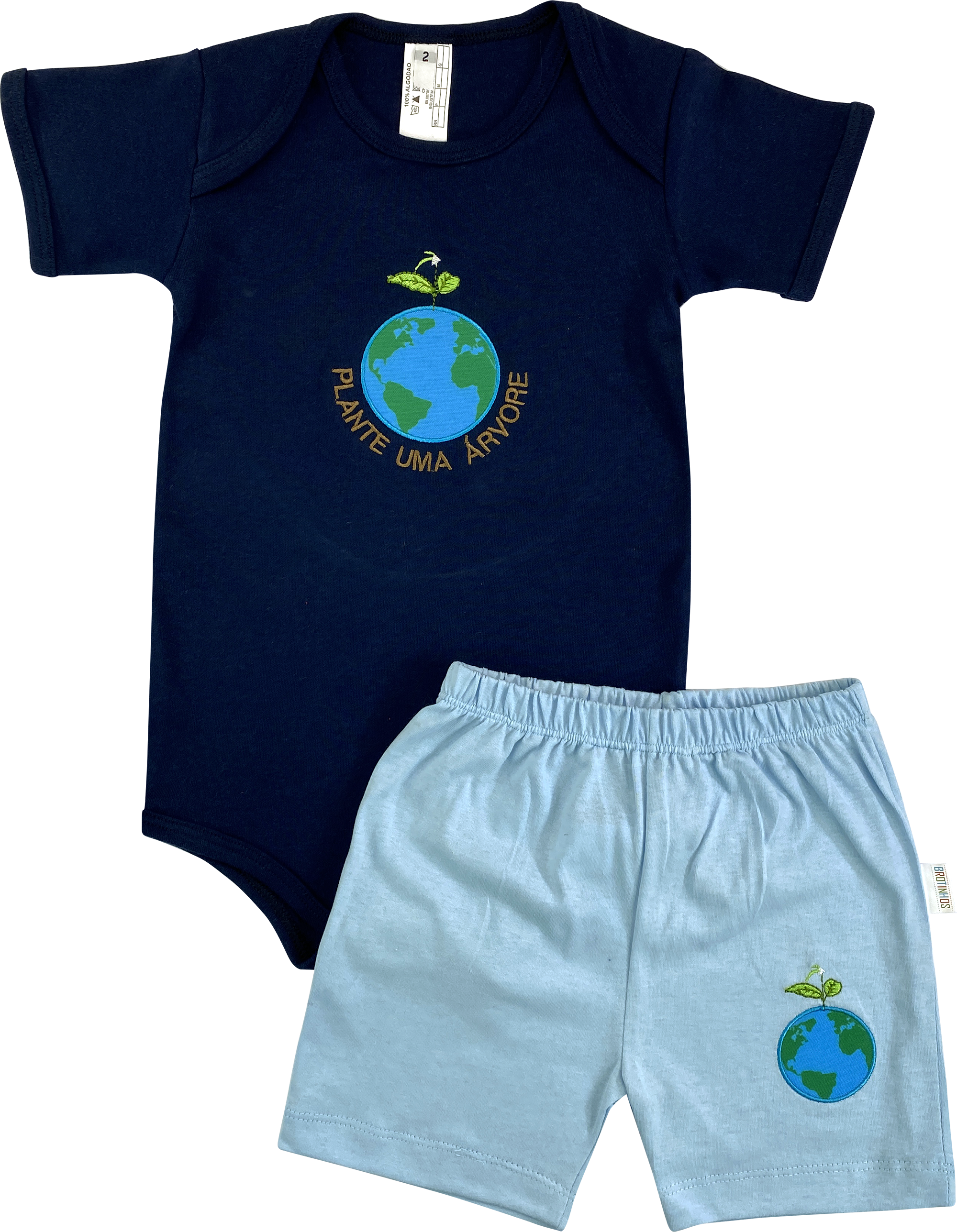 Kit Plante Uma Árvore + Conjunto Body + Shorts